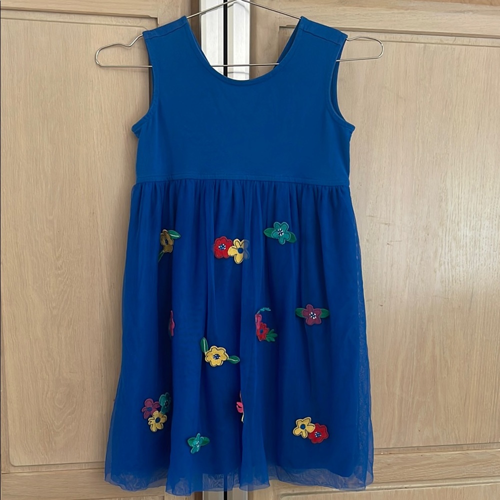 2 for $20 Blue Floral Kids Dress from Hanna Andersson size 10